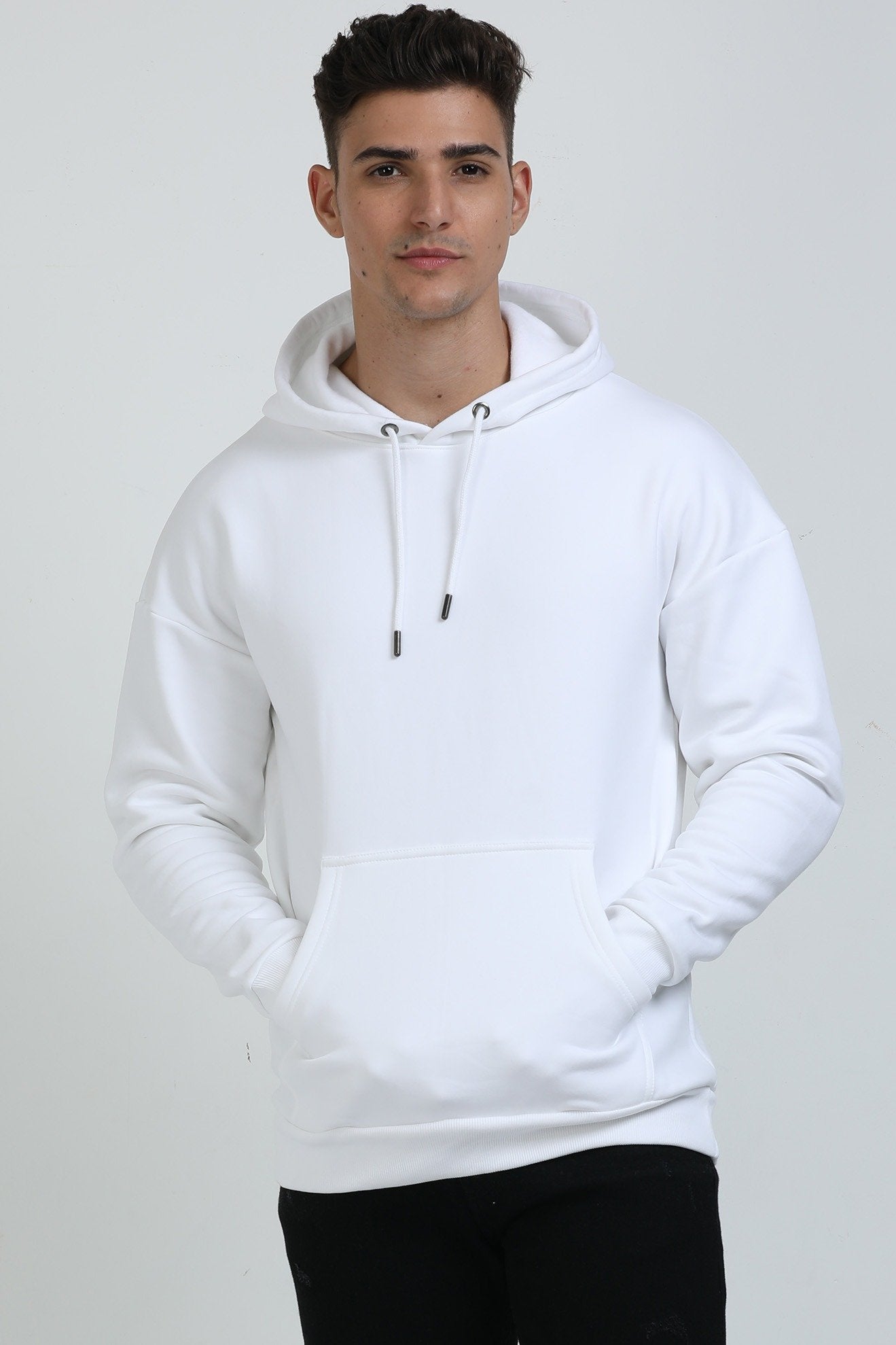 hoodies for men whte