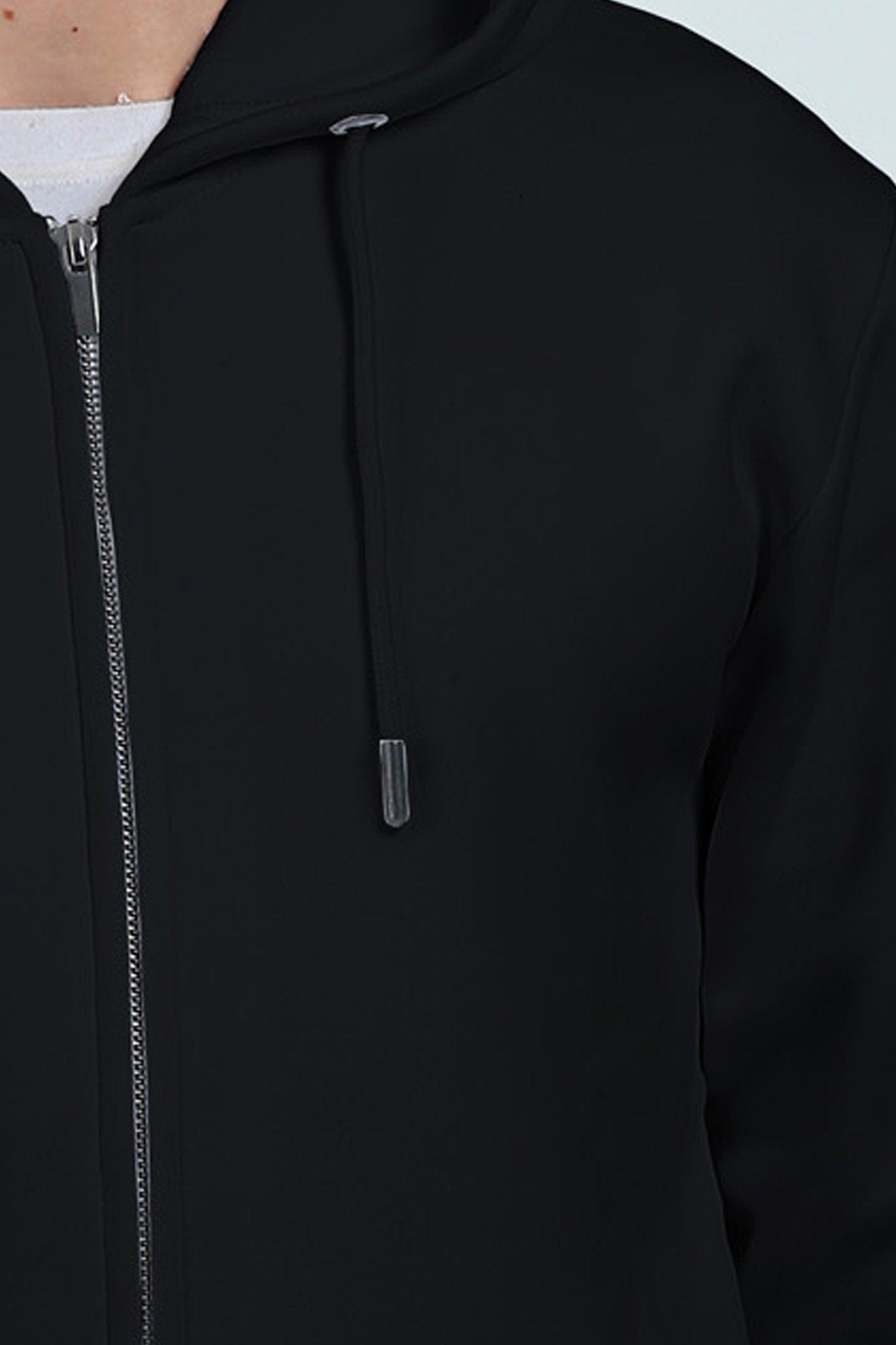 Unisex Heavyweight Zip Hoodie - Black / S