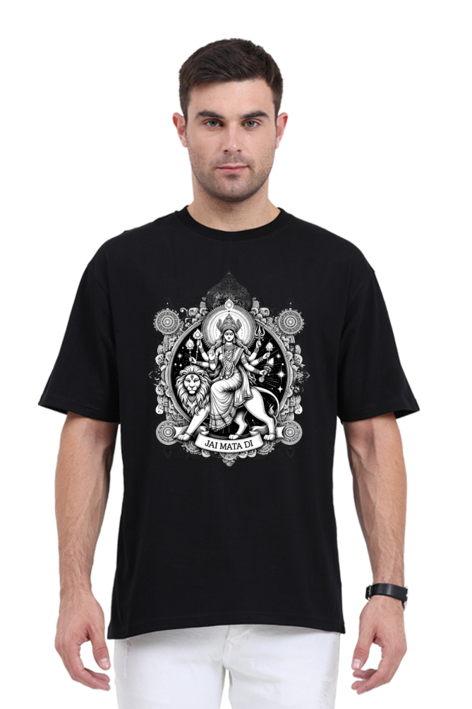 Durga Series 1 Unisex Oversized T-Shirt - Black / S