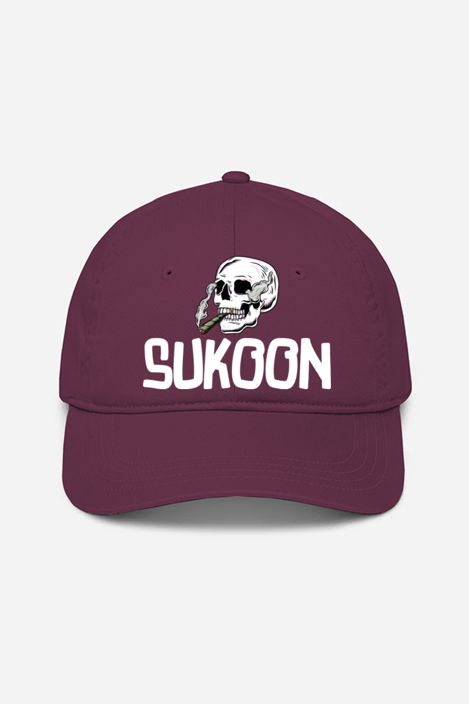 Sukoon Unisex Baseball Cap - Maroon / Standard