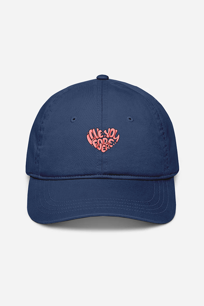 Love You Forever Unisex Baseball Cap - Navy Blue / Standard