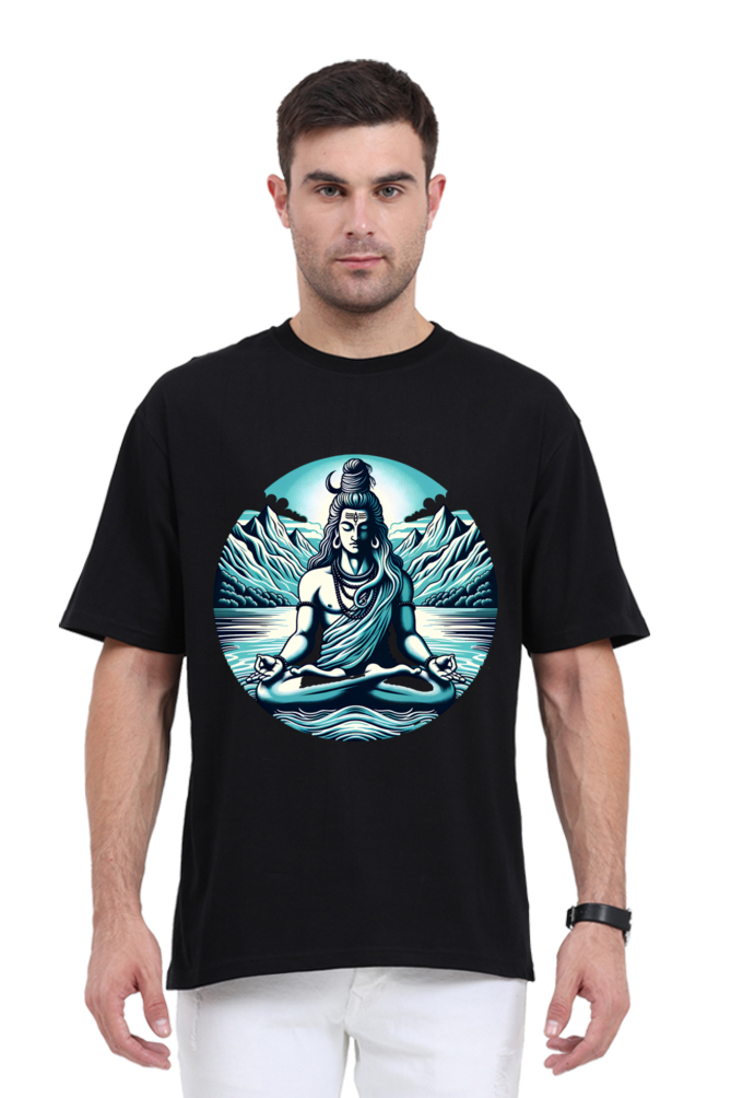 Shiva Series 15 Unisex Oversized T-shirt - Black / XS