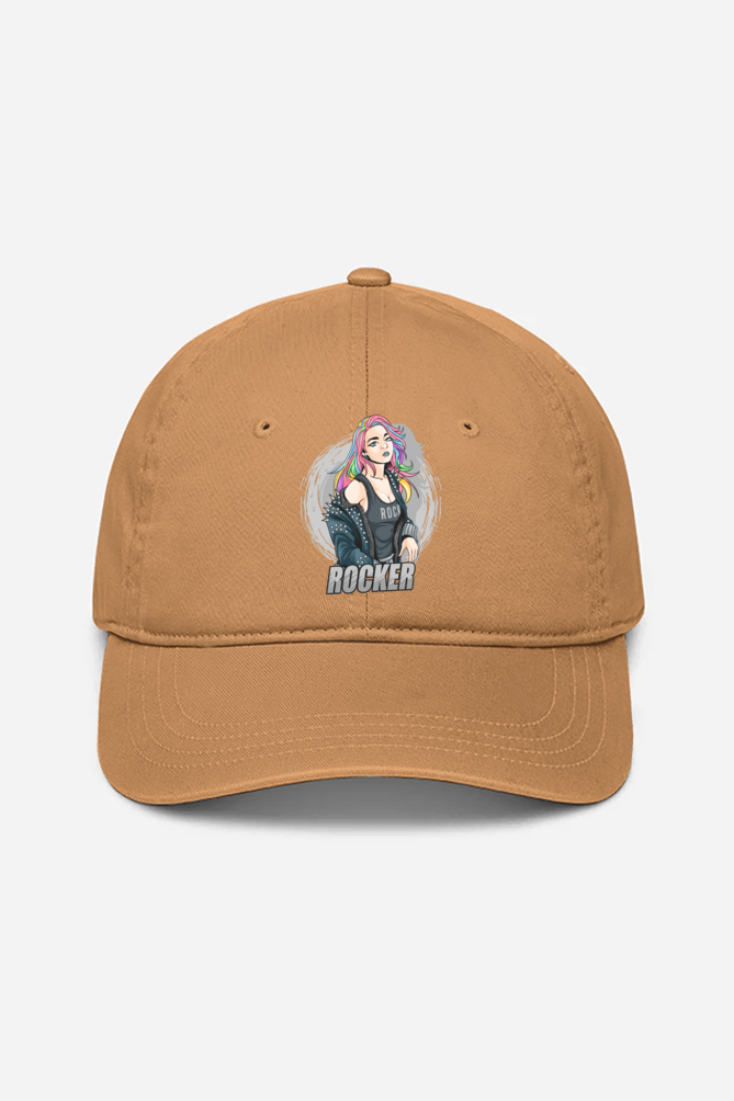 Rocker Unisex Baseball Cap - Khaki