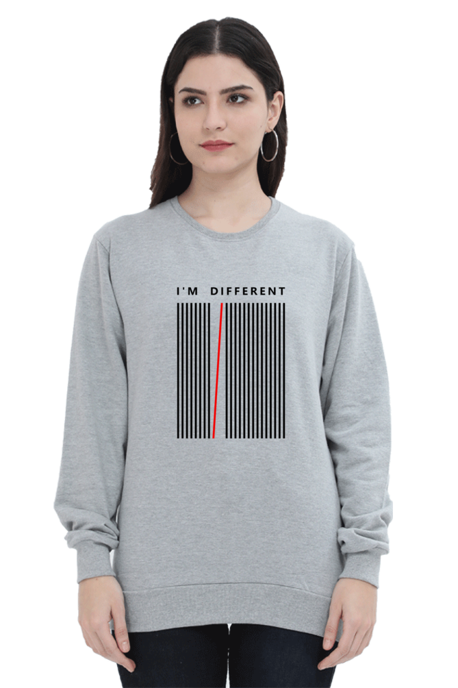 I’m Different Unisex Sweatshirt - Grey Melange / S