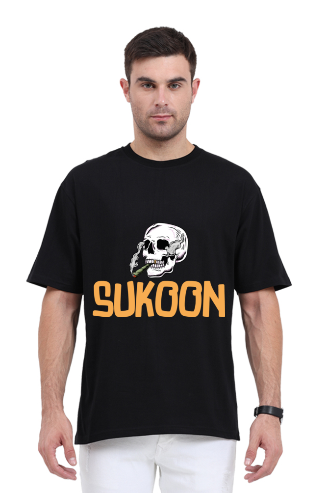 Sukoon Unisex Oversized T-shirt - Black / S