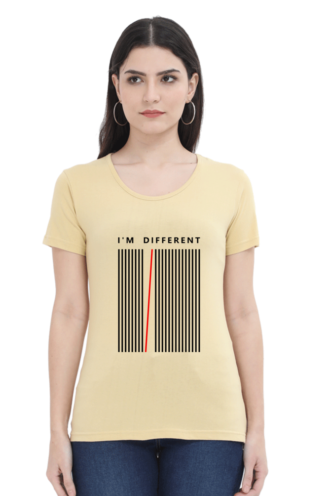 I’m Different Women’s T-shirt - Beige / XL
