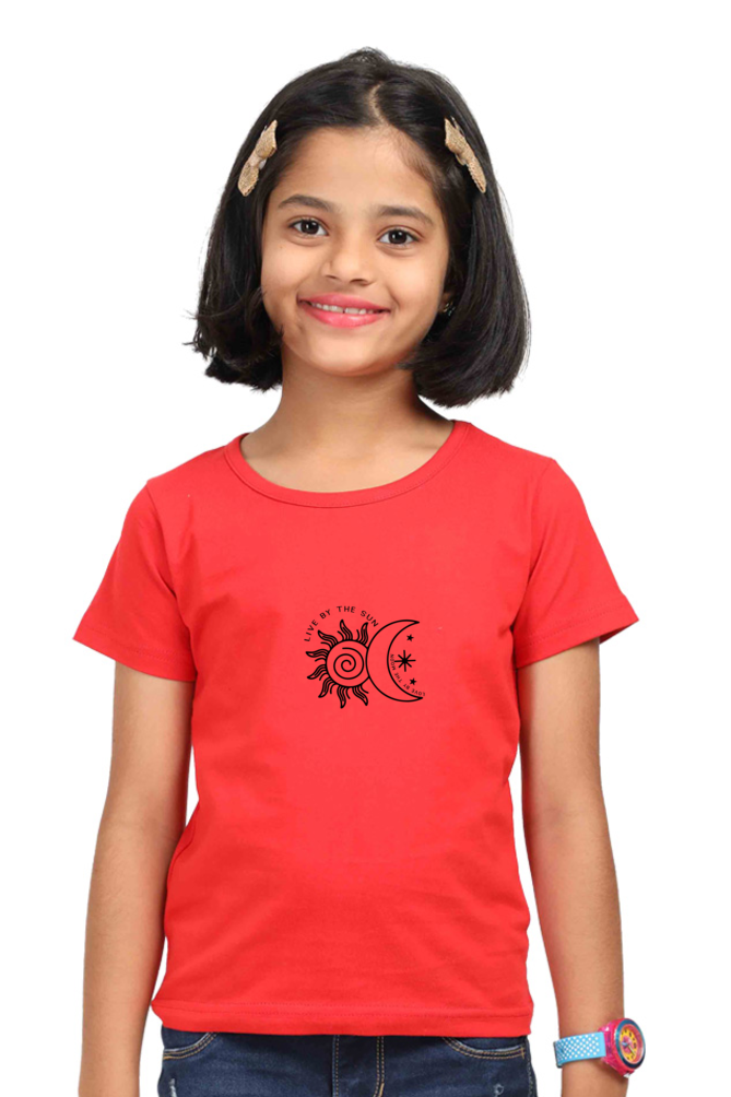 Live By The Sun Girls T-Shirt - Red / 12-23M