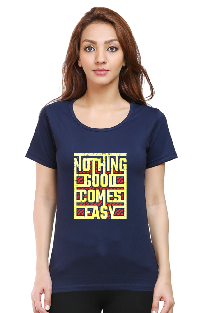 Nothing Good Comes Easy - Navy Blue / S