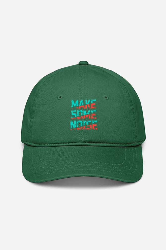 Make Some Noise 2 Unisex Baseball Cap - Bottle Green / Standard