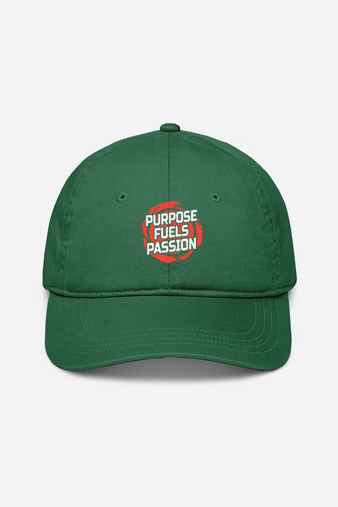 Purpose Fuels Passion Unisex Baseball Cap - Bottle Green / Standard