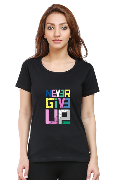 Never Give Up - Black / S