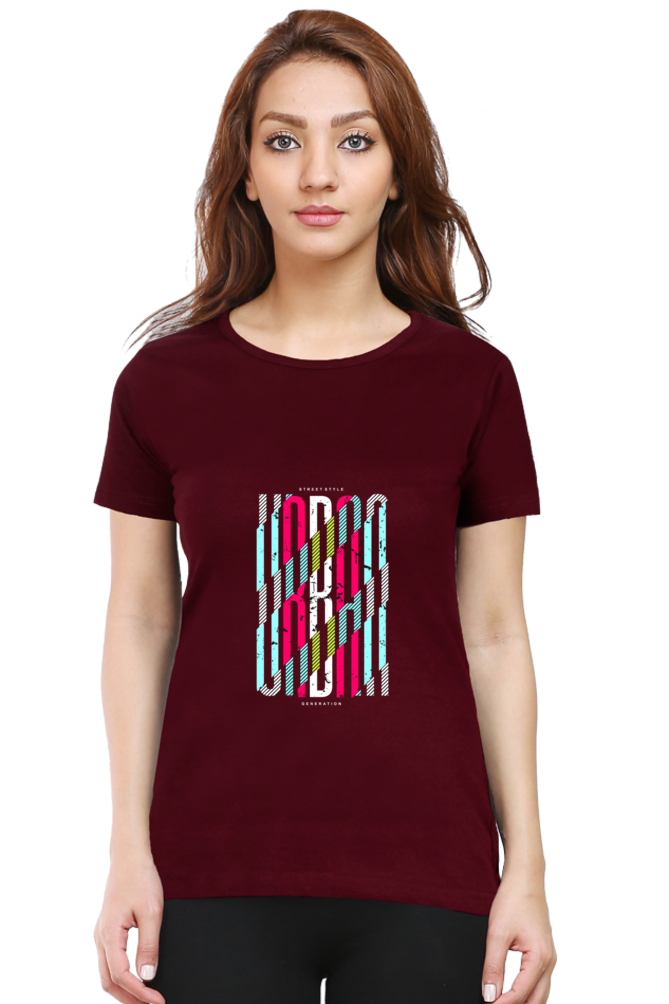 Urban Women’s T-shirt - Maroon / S