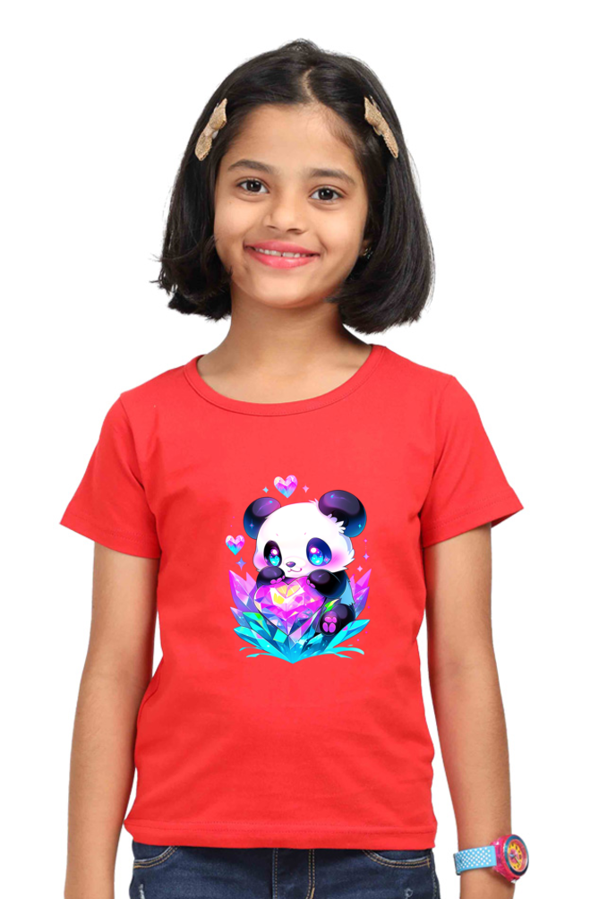 Sparkle Panda Girls T-shirt