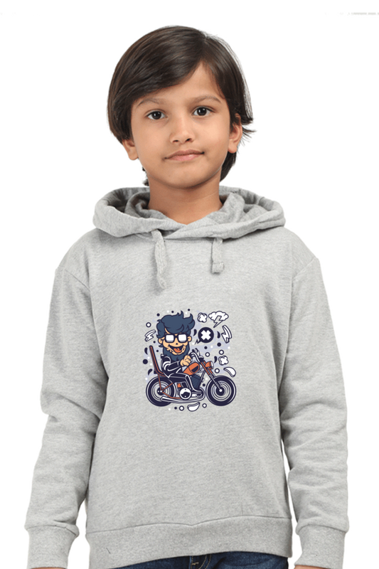 Chopper Hipster Kids Unisex Hooded Sweatshirt