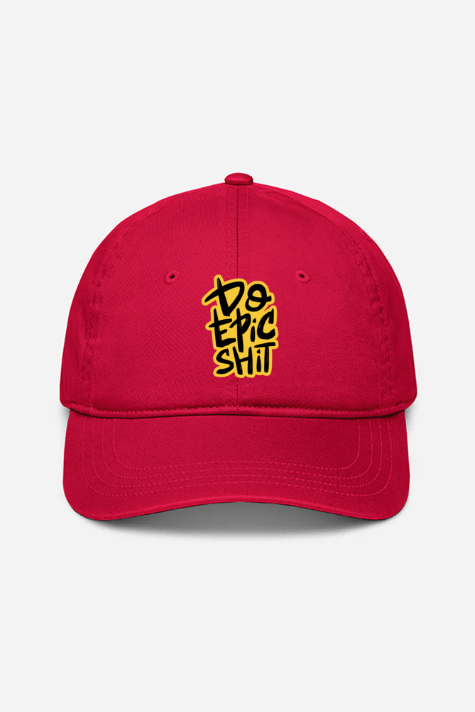 Do Epic Shit Unisex Baseball Cap - Red / Standard