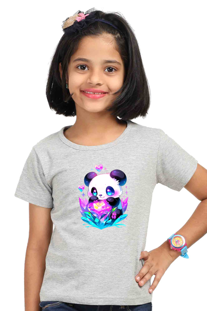 Sparkle Panda Girls T-shirt