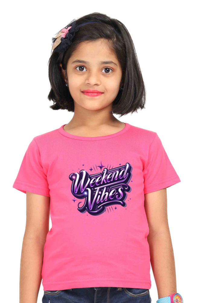 Weekend Vibes Girls T-shirt