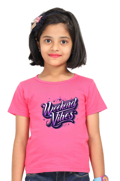 Weekend Vibes Girls T-shirt