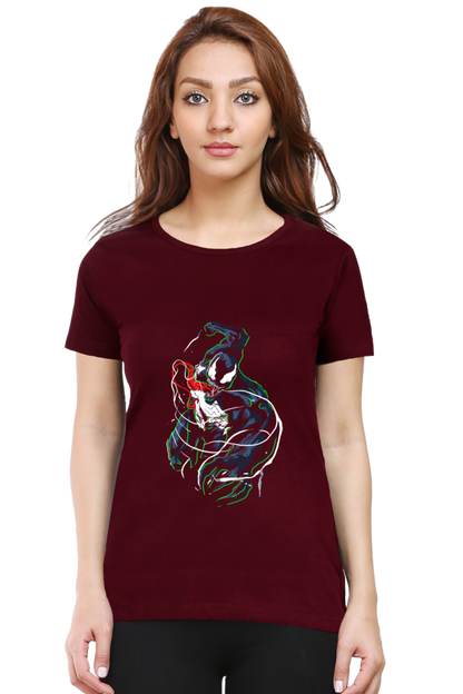 The Beast Within Women’s T-shirt - Maroon / S