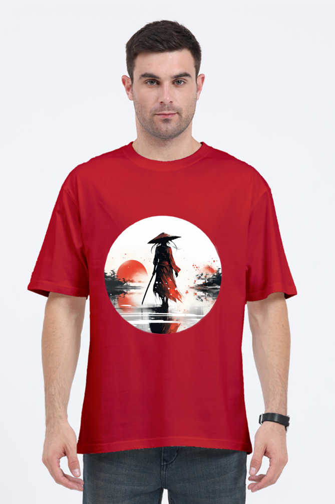 Samurai Series 5 Unisex Oversized T-shirt - Red / S