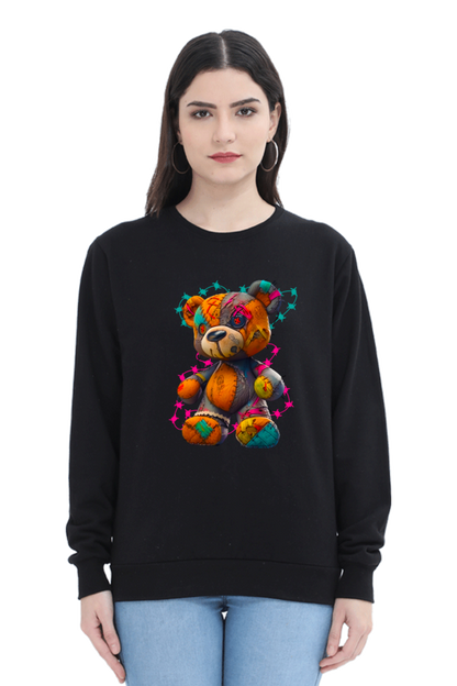 Voodoo Teddy Unisex Sweatshirt - Black / S