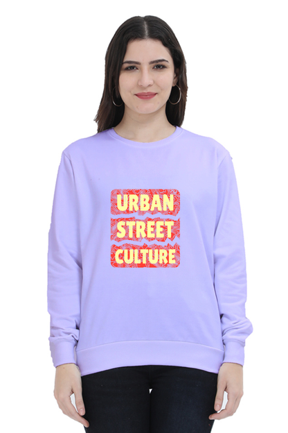 Urban Street Culture Unisex Sweatshirt - Lavender / S