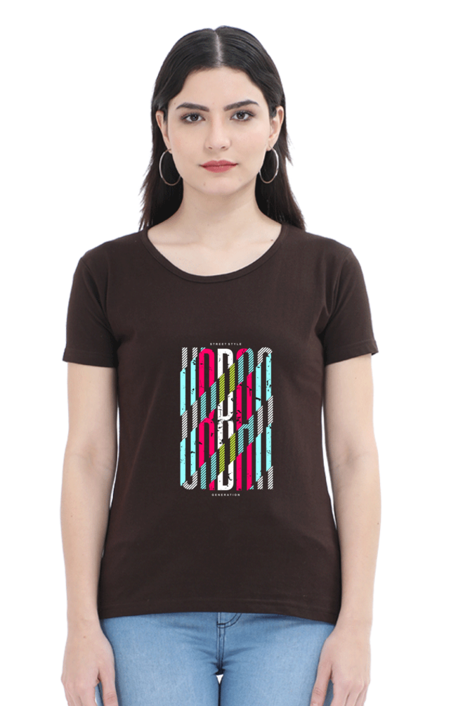 Urban Women’s T-shirt - Coffee Brown / S