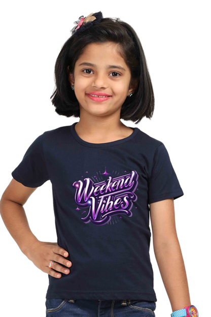 Weekend Vibes Girls T-shirt