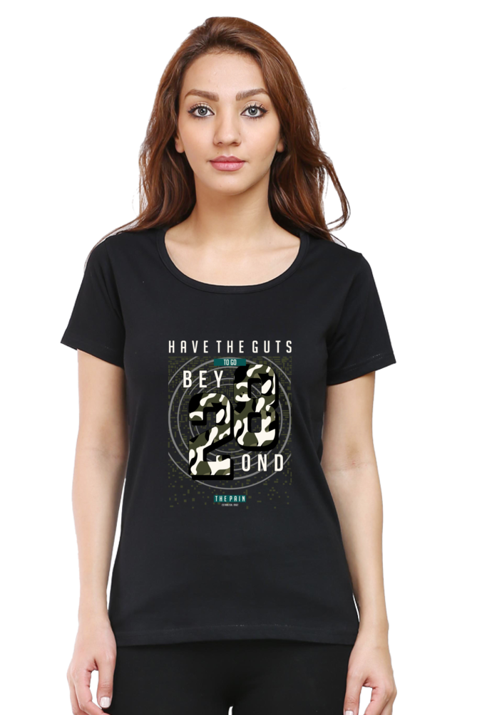 Have The Guts Women’s T-Shirt - Black / S