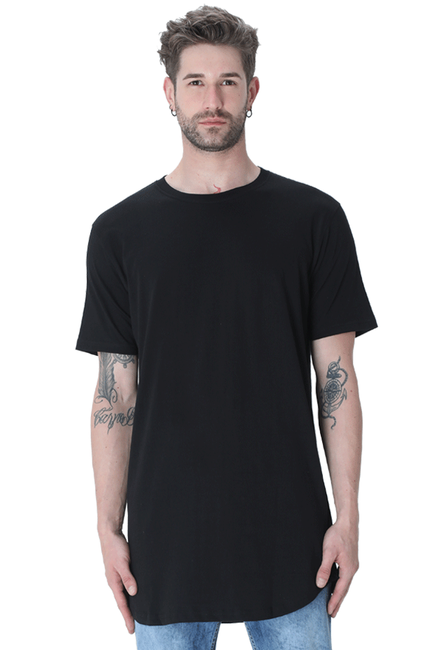 Longline Curved TShirt