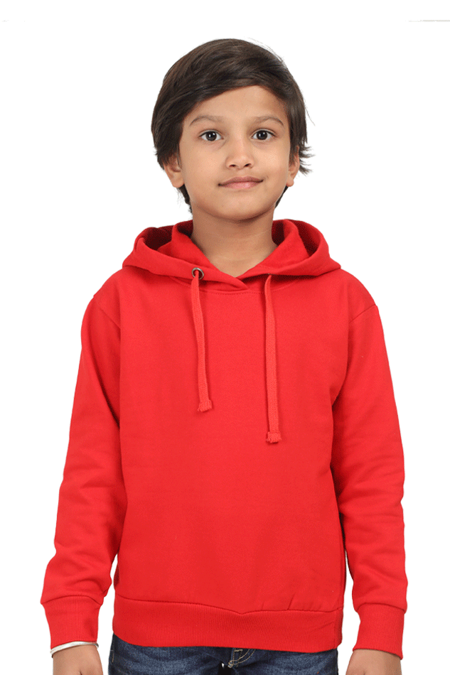 Kids Hoodies SweatShirt red