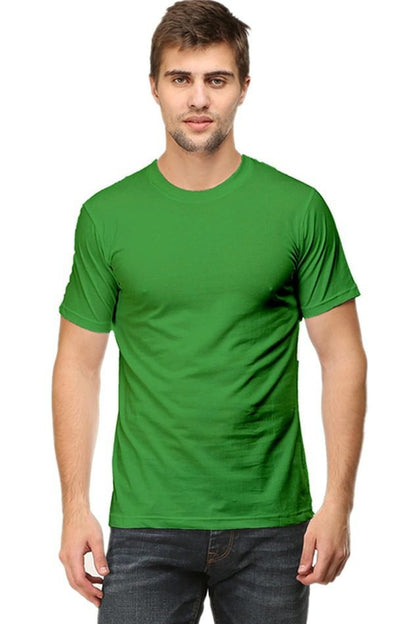 Round Neck Half Sleeve Classic - Flag Green / L - plains