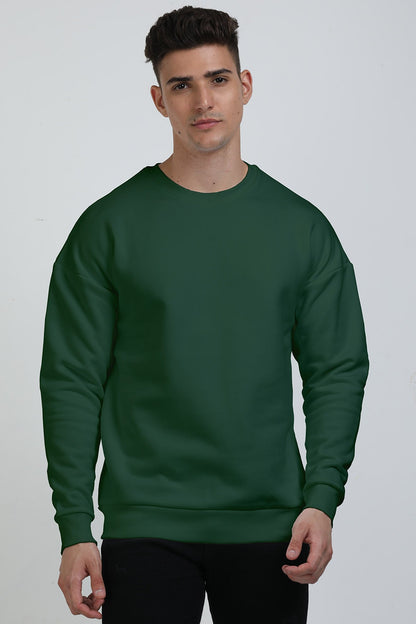 Unisex Oversized Sweatshirts green