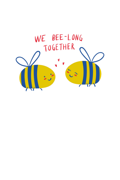 We Bee Long Together Unisex Oversized T-Shirt