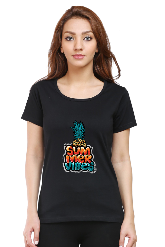 Summer Vibes Women’s T-shirt - Black / S