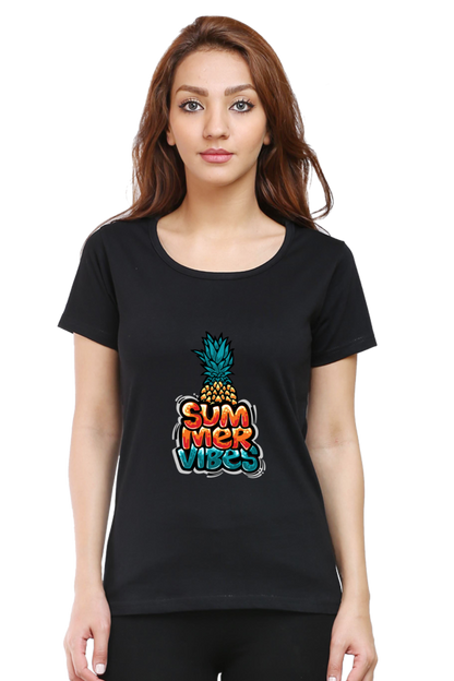 Summer Vibes Women’s T-shirt - Black / S