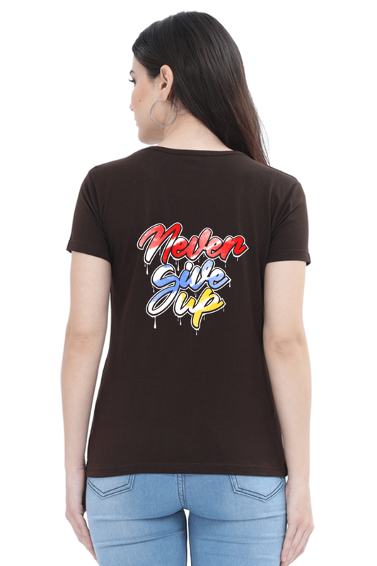 Never Give Up Women's T-shirt