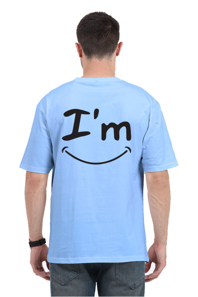 I'm Fine (Back) Unisex Oversized T-shirt