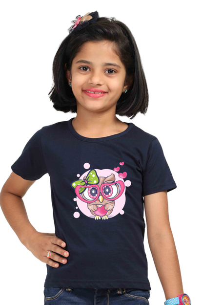 Cute Owl Girls T-shirt