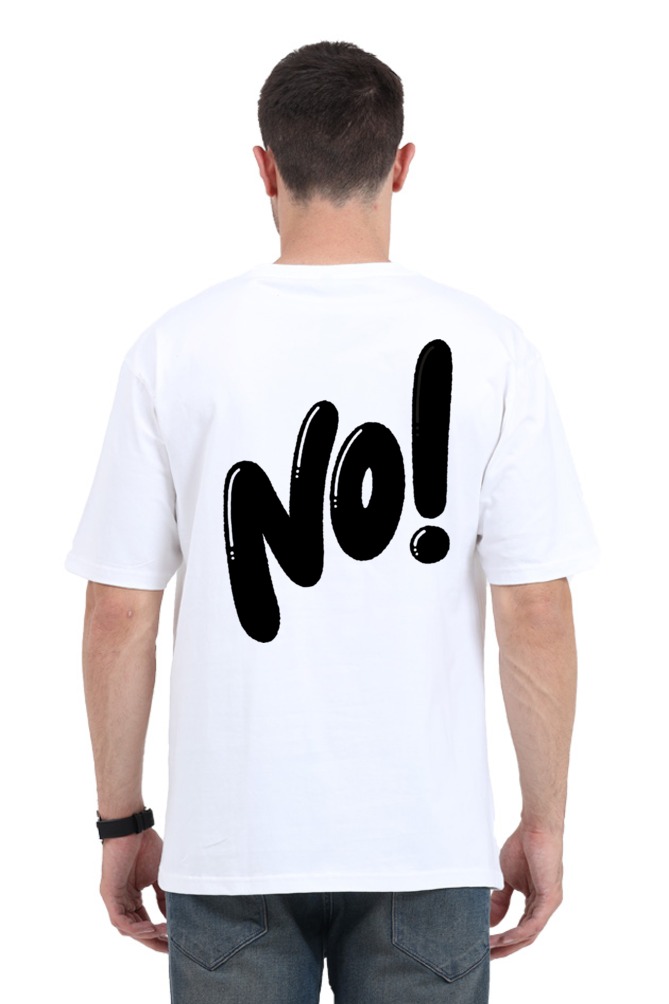 No Unisex Oversized T-Shirt