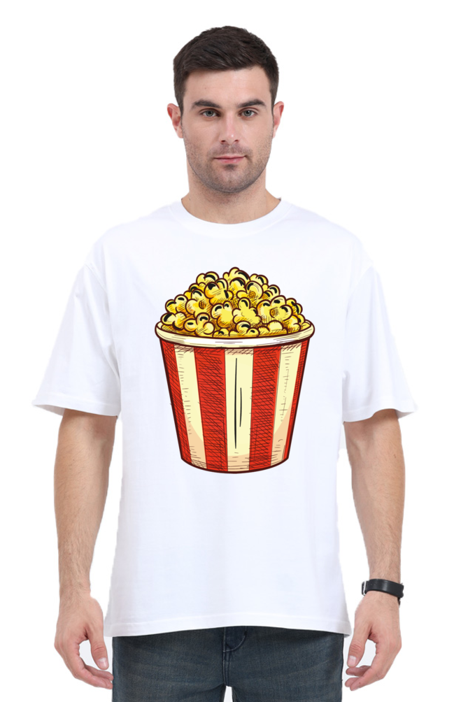 Popcorn Unisex Oversized T-Shirt