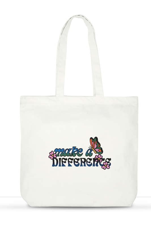 Make A Difference Unisex Tote Bag