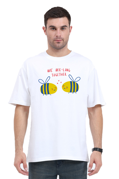 We Bee Long Together Unisex Oversized T-Shirt