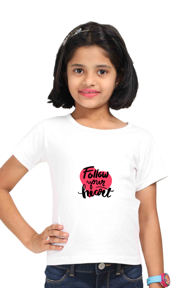 Follow Your Heart Girls T-Shirt