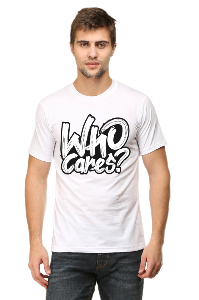 Who Cares Mens T-Shirt