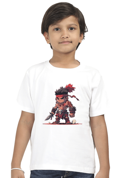 Tribal Child Boys T-Shirt - White / 5Yrs