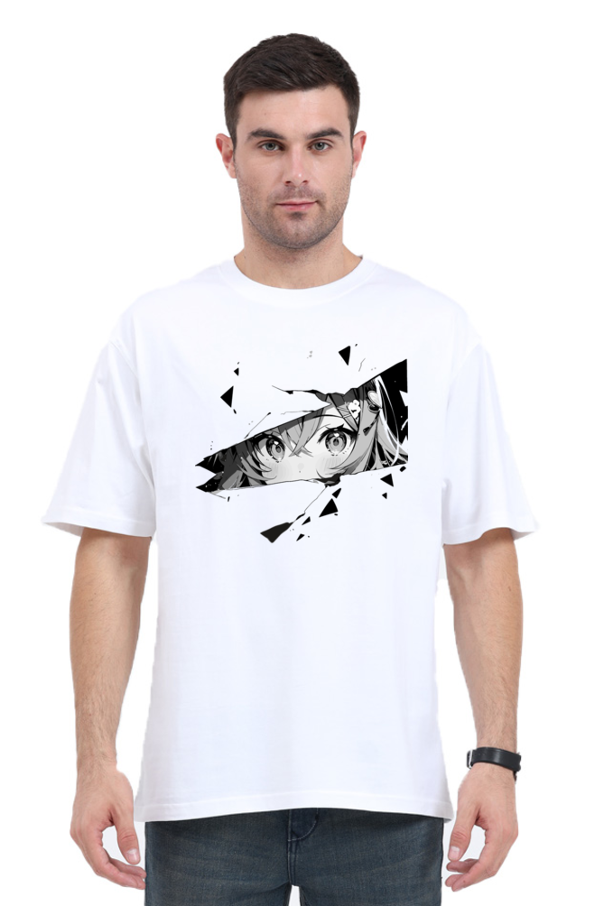 Anime Peep Unisex Oversized T-Shirt