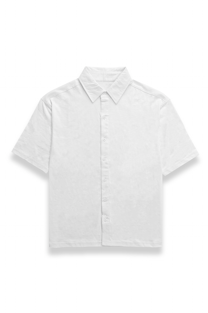 Unisex Oversized men's Shirt white