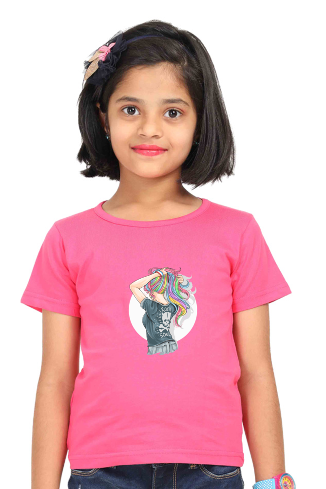 Rock Soul Girls T-Shirt - Pink / 24-35