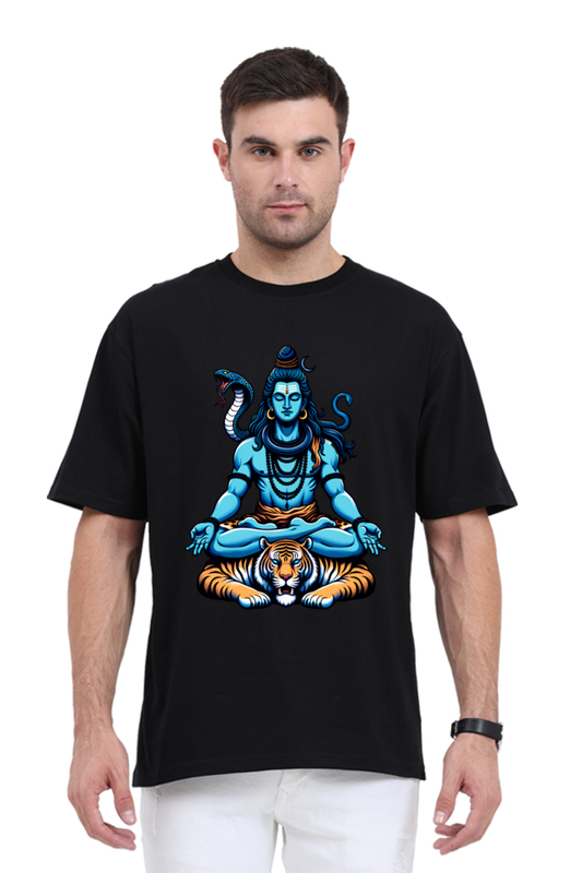 Shiva Series 22 Unisex Oversized T-shirt - Black / S